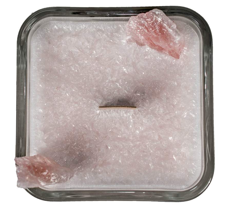 Rose Quartz Candle - Dalliance